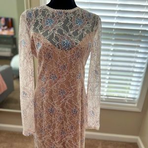 Dress the Population Midi Cocktail Dress Large